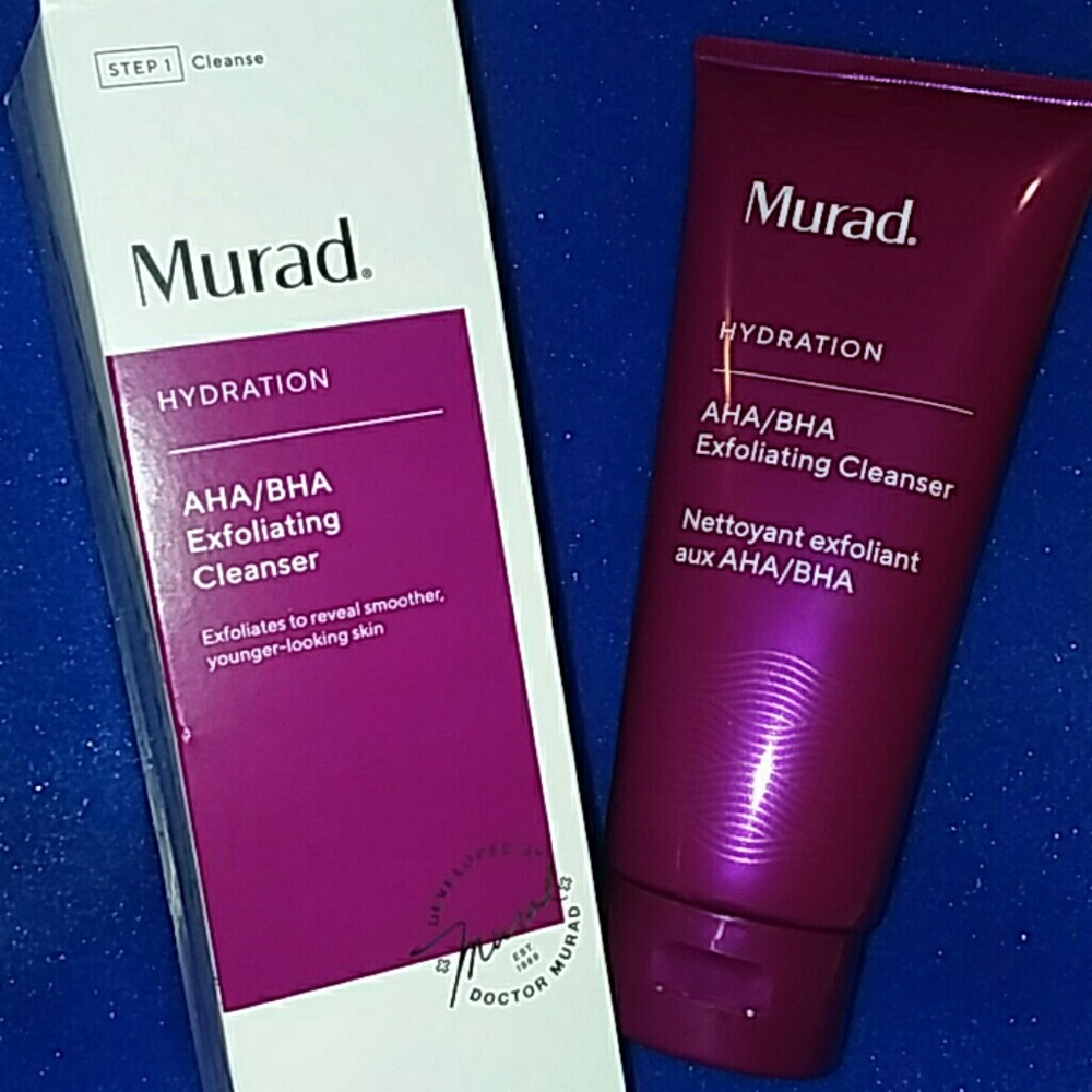 Exfoliating cleanser
